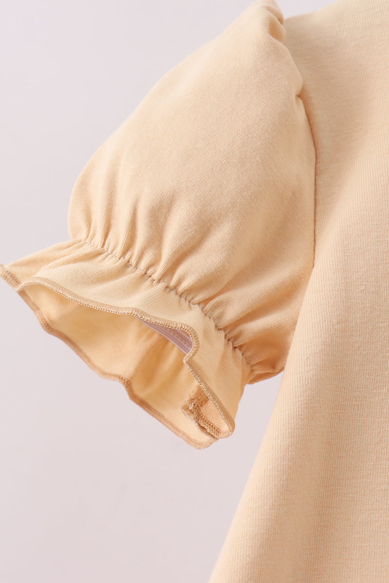 Game day football applique bloomer set